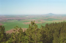 view of Farmington, WA and Steptoe Butte