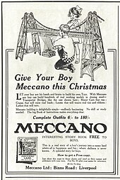 Iklan di Pir' Natal Tahunan tahun 1920.