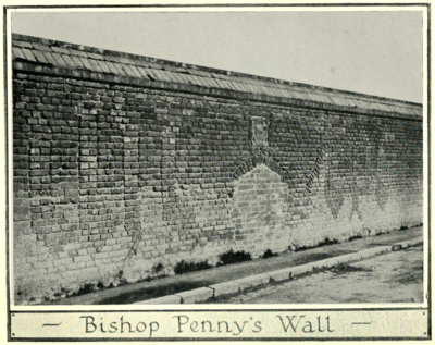 Bishop Penny's Wall: a medieval brick wall