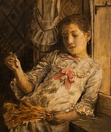 「画家の娘」(c1882)