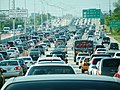 Miami traffic congestion, I-95 North rush hour.jpg