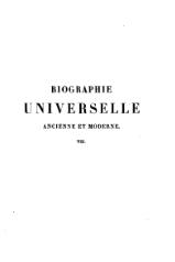 Michaud - Biographie universelle ancienne et moderne - 1843 - Tome 8.djvu