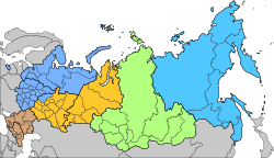 Military districts of Russia September 1st 2010.svg