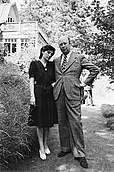 Mira Mendelson and Sergei Prokofiev in 1946