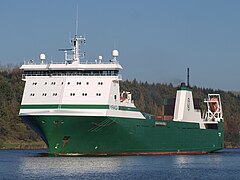 Судно час. Pauline Russ Vessel. Pella sietas loading System.