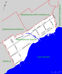 Provincial Electoral District Mississauga—Lakeshore