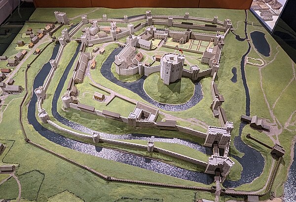 Wallingford Castle model pre 1652