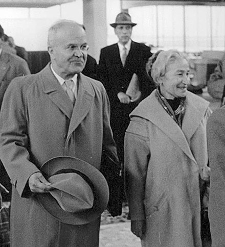 Molotov with his wife Polina in 1960