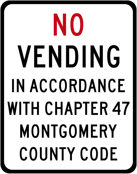 File:Montgomery County no vending sign.svg