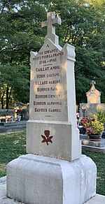 monument aux morts de Montmerle