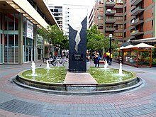 Monument located at the site of the explosion. Monumento a Victimas de Tarata 01.jpg