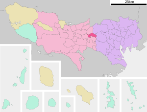 Chōfu asend Tōkyō prefektuuris