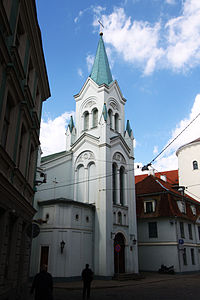 Our Lady of Sorrows Church, Riga httpsuploadwikimediaorgwikipediacommonsthu