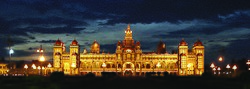 Mysore palace night