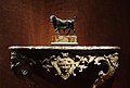 * Nomination Console: France, 1715-1730(?), golden leaf covered wood Bull: 18e century bronze Musée L in Louvain-la-Neuve This image is part of the Natural Image Noise Dataset --Trougnouf 09:30, 19 October 2018 (UTC) * Promotion Good quality --Jakubhal 12:22, 19 October 2018 (UTC)