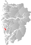 Kart over Askøy