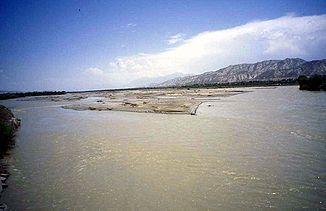 The Naryn near the city of the same name