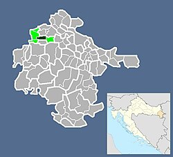 Location of Gaboš