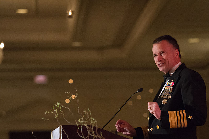 File:Navy Adm. James A. Winnefeld Jr., vice chairman of the Joint Chiefs of Staff, gives a speech at the National Defense Industrial Association in McLean, Va., April 15, 2015 150415-D-KC128-147.jpg