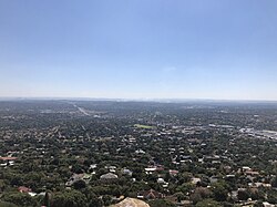 Northcliff vu de Northcliff Hill