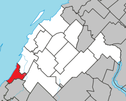 Местоположение в рамките на RCM Rivière-du-Loup