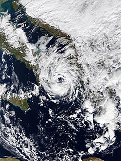 <span class="mw-page-title-main">Cyclone Numa</span> Mediterranean tropical-like cyclone in 2017