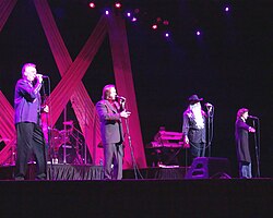 The Oak Ridge Boys in 2007 (l–r: Bonsall, Allen, Golden, Sterban)