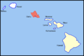 Oahu location map