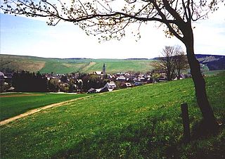 Oberwiesenthal Place in Saxony, Germany