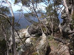 Summit of Dithol or Pigeon House Mountain in the adjacent Morton National Park