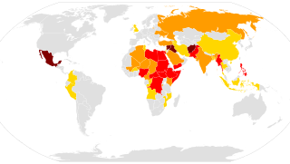 Locations of conflicts worldwide in 2017
.mw-parser-output .legend{page-break-inside:avoid;break-inside:avoid-column}.mw-parser-output .legend-color{display:inline-block;min-width:1.25em;height:1.25em;line-height:1.25;margin:1px 0;text-align:center;border:1px solid black;background-color:transparent;color:black}.mw-parser-output .legend-text{}
Major wars, 10,000+ deaths in 2017
Wars, 1,000-9,999 deaths in 2017
Minor conflicts, 100-999 deaths in 2017
Skirmishes and clashes, fewer than 100 deaths in 2017

- 2016 2018 - Ongoing conflicts around the world in 2017.svg