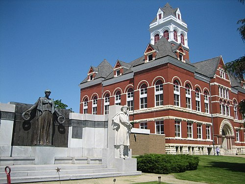 Ogle County Courthouse, downtown