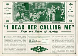 Folleto de lanzamiento de gran tamaño para I HEAR HER Calling ME, 1913.jpg