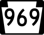 Пенсилвания път 969 маркер