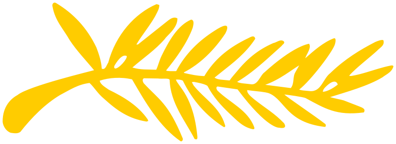 File:Palme d'Or gold silhouette.svg