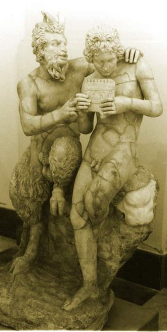 Pan and Daphnis – 1st century BC Roman replica of 2nd century BC Greek original