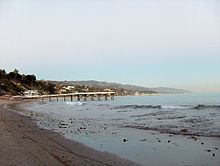 The Paradise Cove pier in Malibu