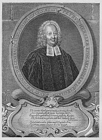 Peder Hersleb, Bishop of the Diocese of Oslo from 1731 to 1737. Peder hersleb.jpg