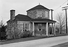 The Petersburg Tollhouse, on the National Road in Addison, Pennsylvania Petersburg Tollhouse.jpg