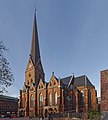 * Nomination: Church of Saint Peter in Hamburg, view from southeast --Dirtsc 16:25, 28 September 2022 (UTC) * Review Bottom crop seems tight. Fixable? --MB-one 10:11, 2 October 2022 (UTC) The crop is good to me. But the left is very blurred. --Sebring12Hrs 12:28, 2 October 2022 (UTC)