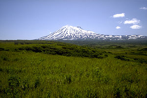 Mount Peulik from the north