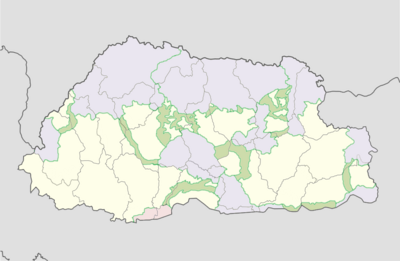 Location map Phibsoo Wildlife Sanctuary