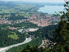 Grenzgebiet am Lech und Forggensee