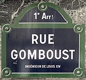 Plaque Rue Gomboust - Paris I (FR75) - 2021-06-15 - 1.jpg