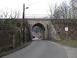 Čeština: Železniční most v Plavech. Okres Jablonec nad Nisou, Česká republika.