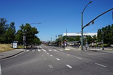 Former Oregon Route 99W as North Interstate Avenue in Portland Portland July 2017 07 (N Interstate Avenue).jpg