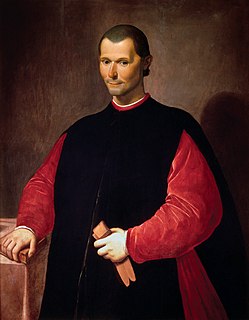 <span class="mw-page-title-main">Niccolò Machiavelli</span> Italian diplomat and political theorist (1469–1527)