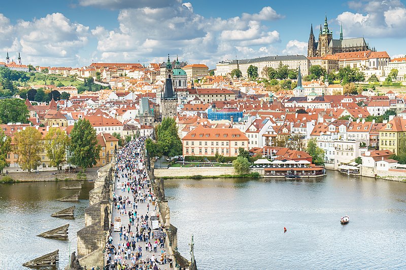 File:Prague Charles Bridge Tower View West-05.jpg