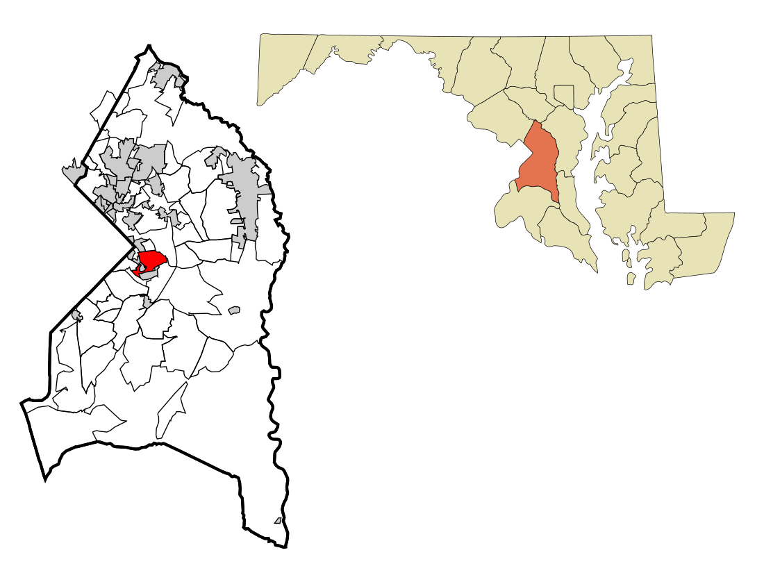 File:Prince George's County Maryland Incorporated and Unincorporated areas Walker Mill Highlighted.svg