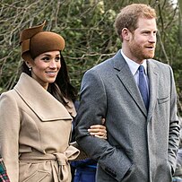 Prince Harry and Meghan, Duchess of Sussex were honored with the President's Award. Prince Harry and Meghan Markle.jpg